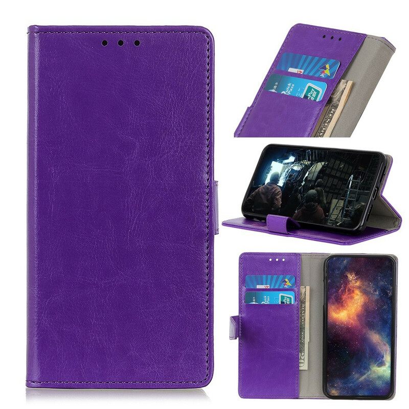 Kotelot Sony Xperia 10 II Klassinen Nahkaefekti