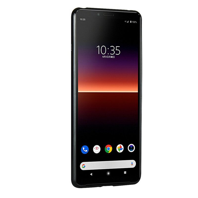 Kuori Sony Xperia 10 II Korttitelineen Jalusta Ja Kaulanauha