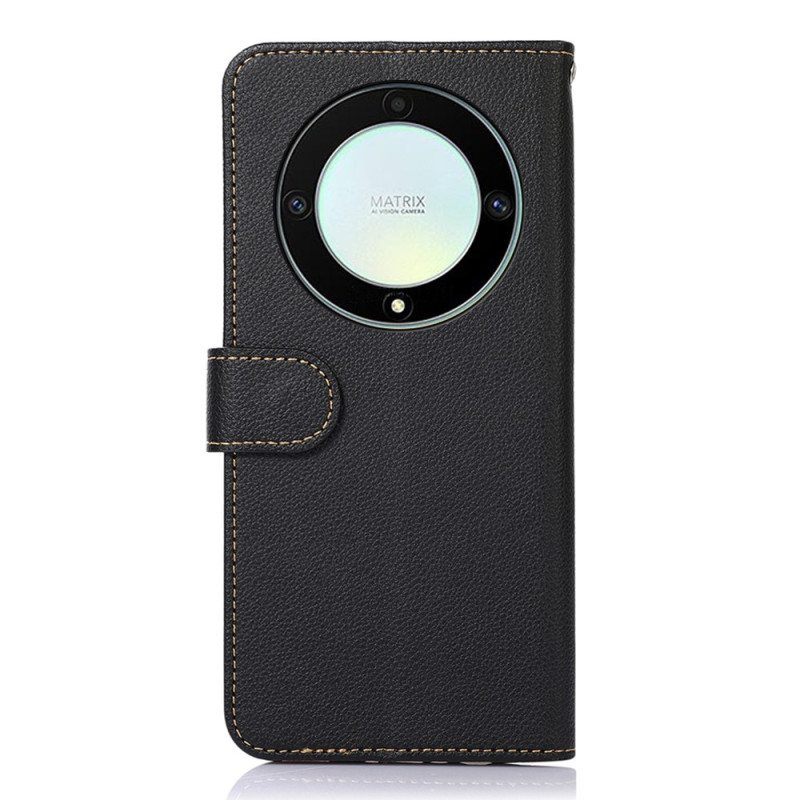 Flip Case Honor Magic 5 Lite Litsi Style Rfid Khazneh