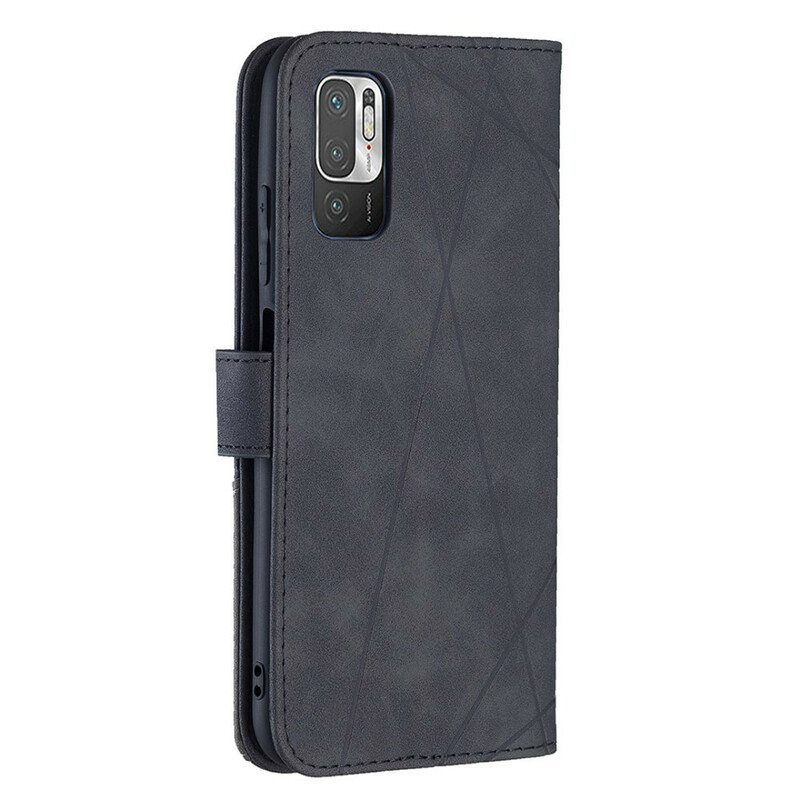 Flip Case Poco M3 Pro 5G Binfen Värikolmiot