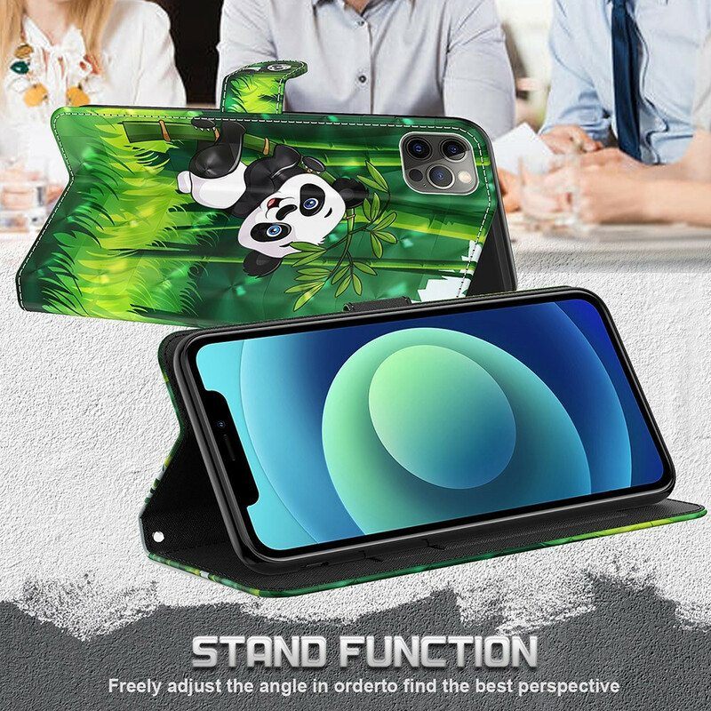 Flip Case Poco M3 Pro 5G Panda Ja Bambu