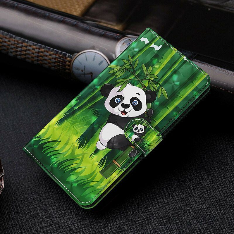 Flip Case Poco M3 Pro 5G Panda Ja Bambu