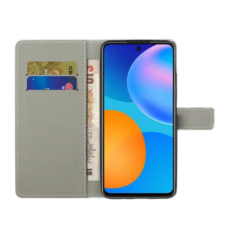 Flip Case Poco M3 Pro 5G Pöllö Perhe