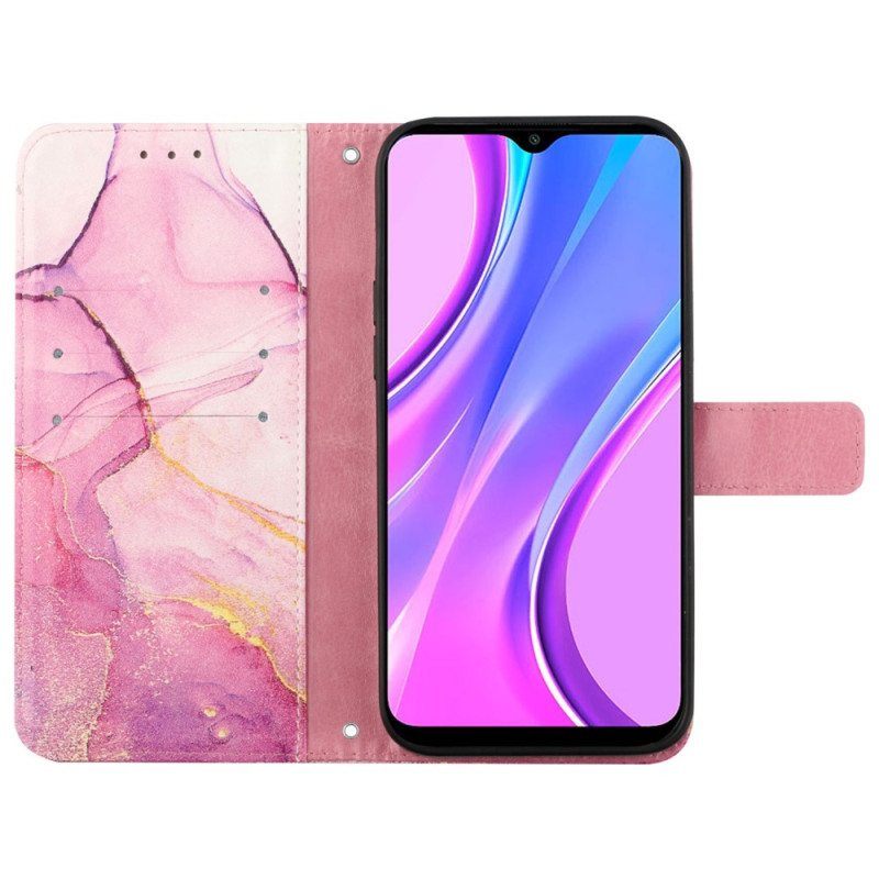 Flip Case Xiaomi 12 / 12X Suojaketju Kuori Strip Marble