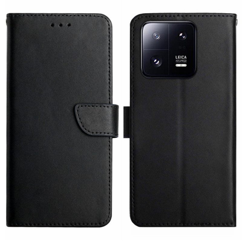 Flip Case Xiaomi 13 Aitoa Nappan Nahkaa