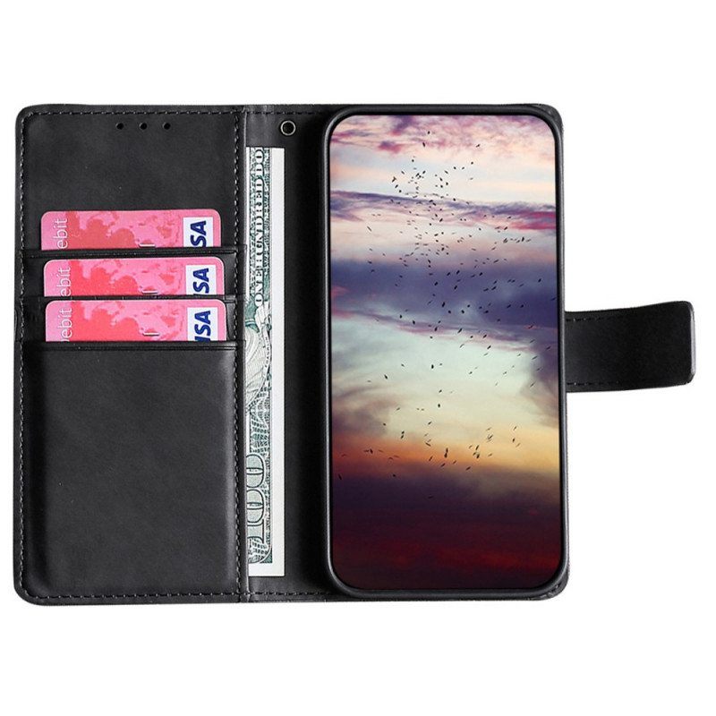 Flip Case Xiaomi Redmi Note 11 Pro / 11 Pro 5G Ihokosketuskrokotiili