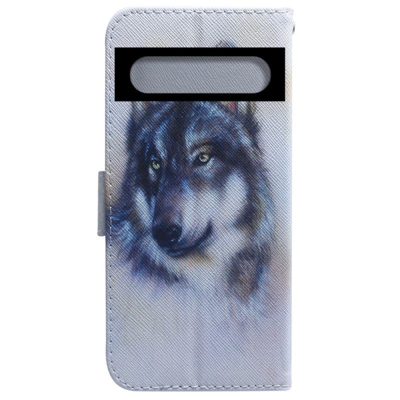 Kotelot Google Pixel 7 Pro Vesiväri Wolf