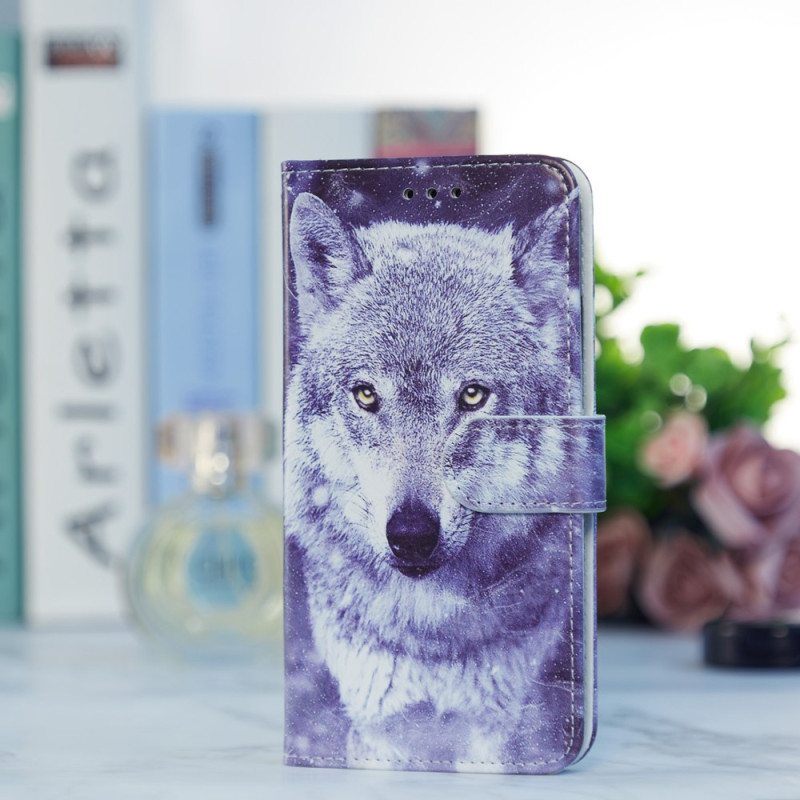 Kotelot Google Pixel 7A Suojaketju Kuori Minun Strappy Wolf