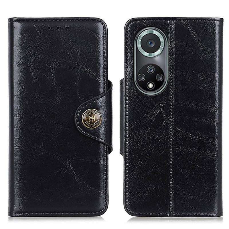 Kotelot Honor 50 Pro Pro Faux Leather Kiiltävä Khazneh