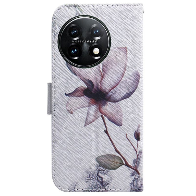 Kotelot OnePlus 11 5G Flower Dusty Pink