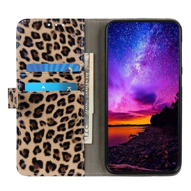 Kotelot Samsung Galaxy A14 / A14 5G Leopardin Ihovaikutus