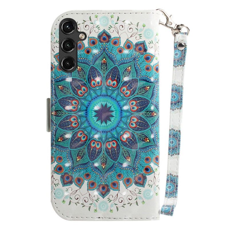 Kotelot Samsung Galaxy A14 / A14 5G Suojaketju Kuori Strappy Mandala