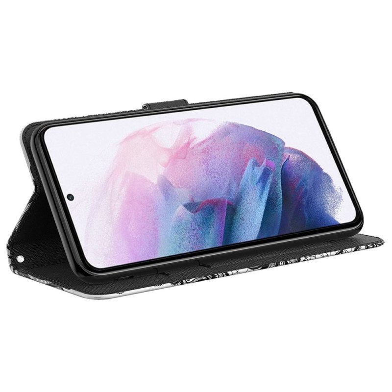 Kotelot Samsung Galaxy A14 / A14 5G Suojaketju Kuori Strappy Pitsi