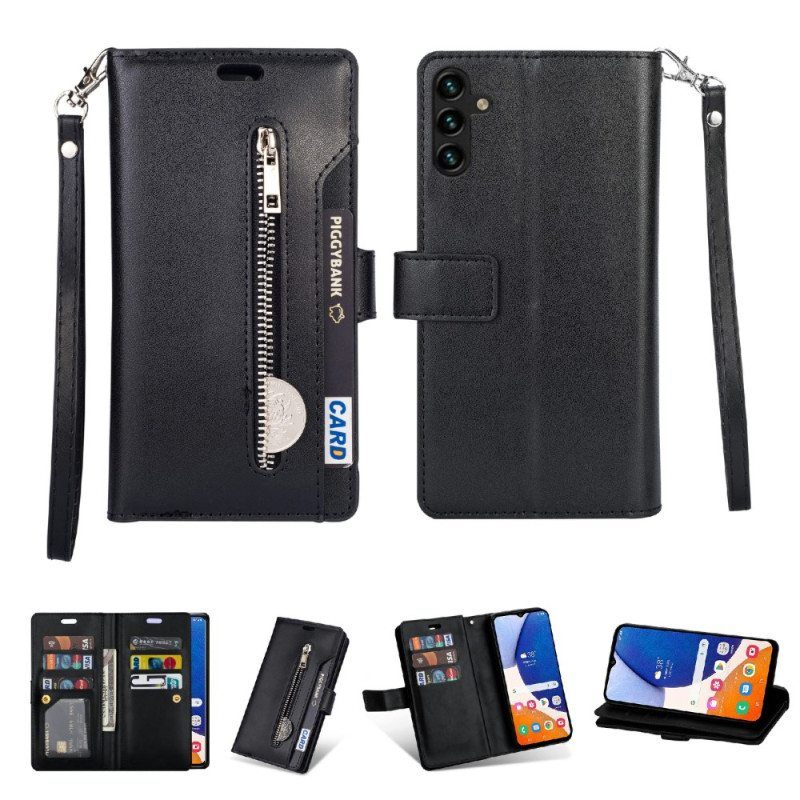 Kotelot Samsung Galaxy A54 5G Suojaketju Kuori Lanyard Kolikkokukkaro