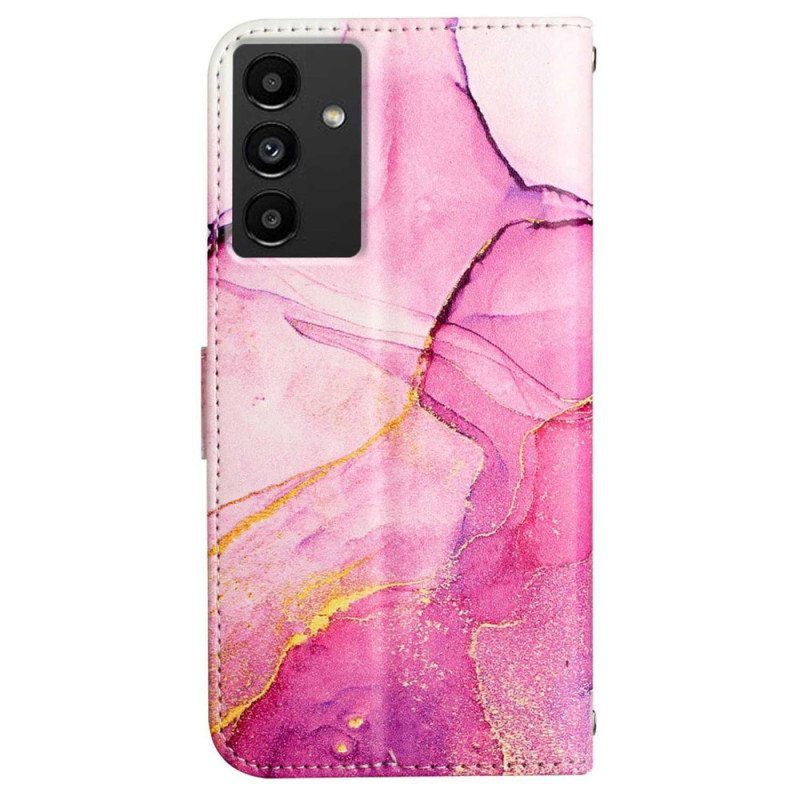 Kotelot Samsung Galaxy A54 5G Suojaketju Kuori Strip Marble