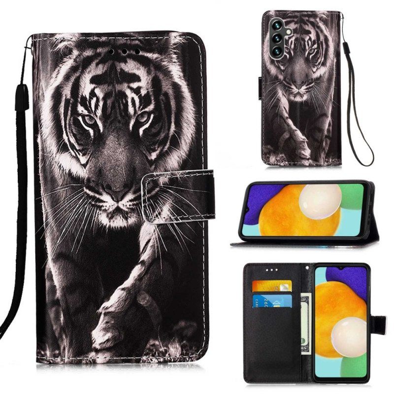 Kotelot Samsung Galaxy A54 5G Suojaketju Kuori Thong Tiger