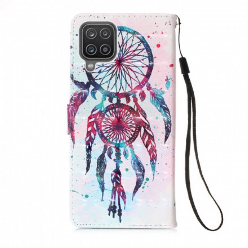 Kotelot Samsung Galaxy M12 / A12 Red Dream Catcher