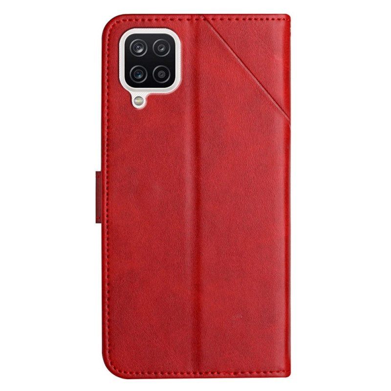 Kotelot Samsung Galaxy M12 / A12 X Design Geo Leather Style