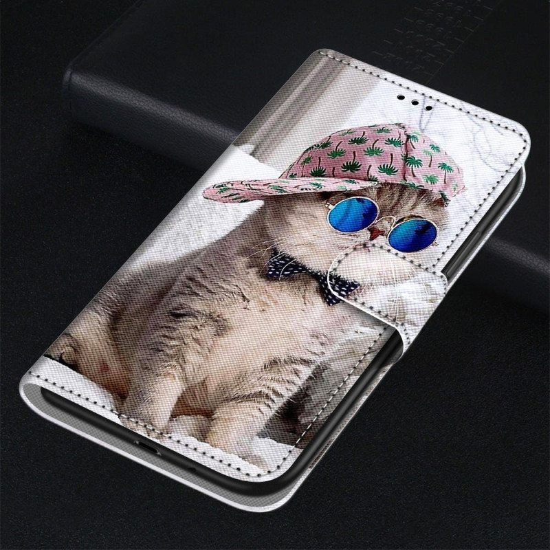 Kotelot Samsung Galaxy S23 Ultra 5G Suojaketju Kuori Yo Cat Hihnalla