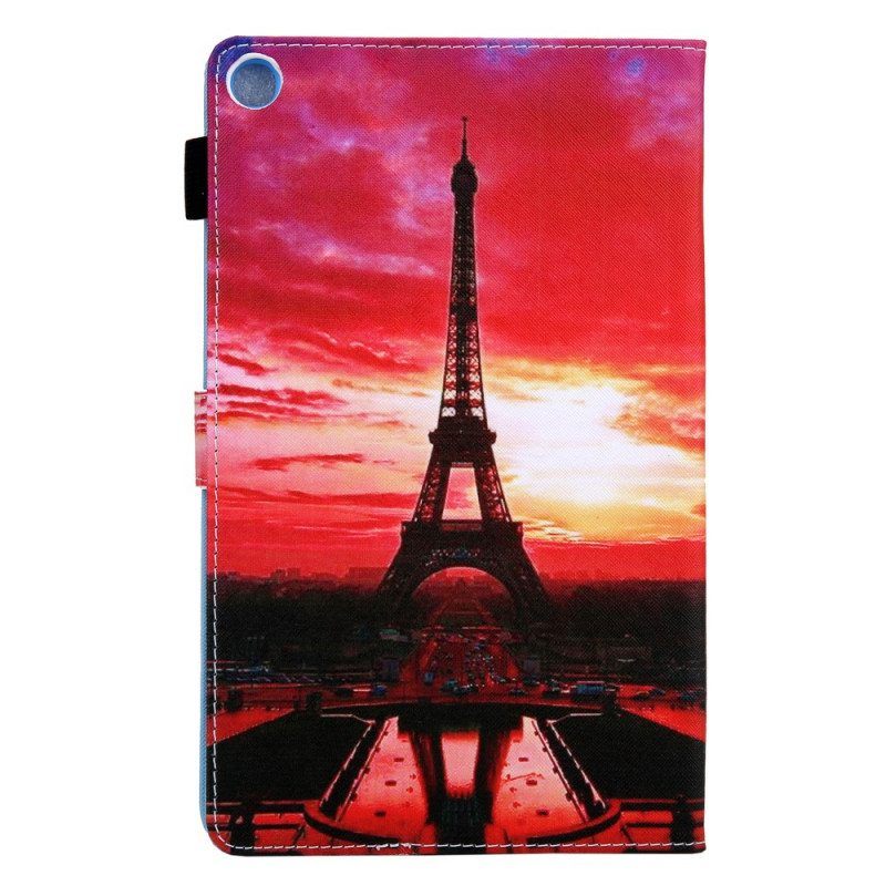 Kotelot Samsung Galaxy Tab A8 (2021) Auringonlaskun Eiffel-torni