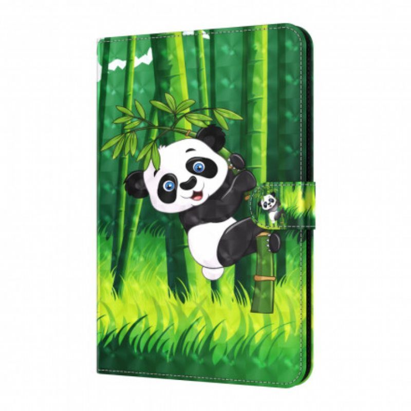 Kotelot Samsung Galaxy Tab S8 / Tab S7 Keinonahkainen Panda