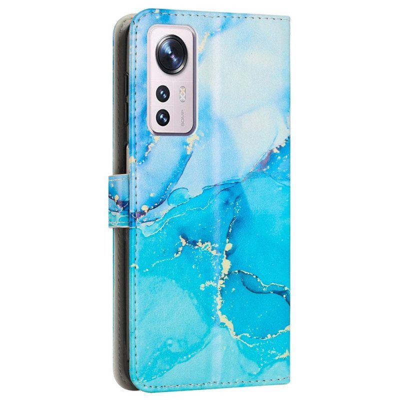 Kotelot Xiaomi 12 Lite Suojaketju Kuori Strip Marble