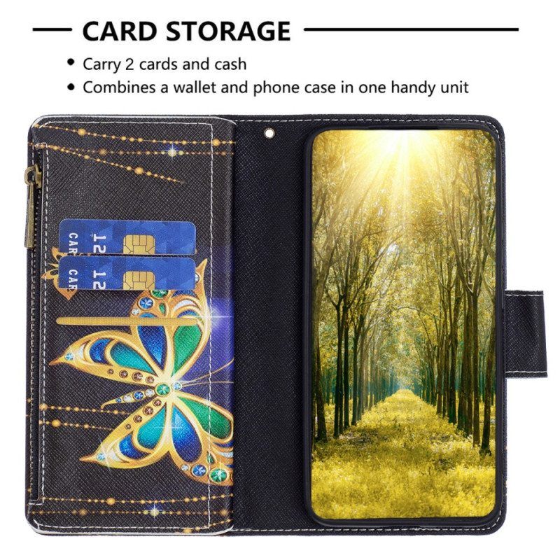 Kotelot Xiaomi 13 Lite Lompakkokotelo Golden Butterflies Lompakko