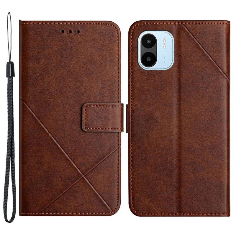 Kotelot Xiaomi Redmi A1 X Design Geo Leather Style