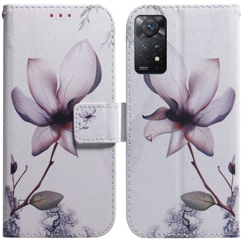 Kotelot Xiaomi Redmi Note 11 Pro / 11 Pro 5G Flower Dusty Pink