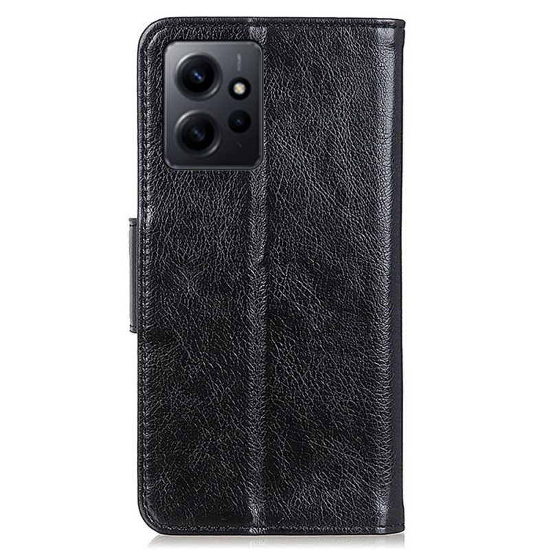 Kotelot Xiaomi Redmi Note 12 4G Halkaistu Nappan Nahka