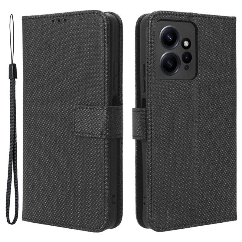 Kotelot Xiaomi Redmi Note 12 4G Suojaketju Kuori Tyylikäs Strappy Faux Leather