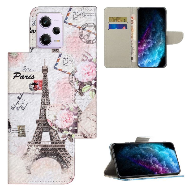 Kotelot Xiaomi Redmi Note 12 5G Eiffel Torni