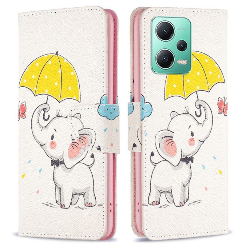 Kotelot Xiaomi Redmi Note 12 5G Elephant In The Rain