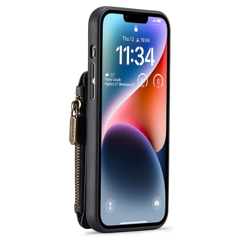 Kuori iPhone 15 Plus Lompakkokotelo Caseme-lompakkotyyli