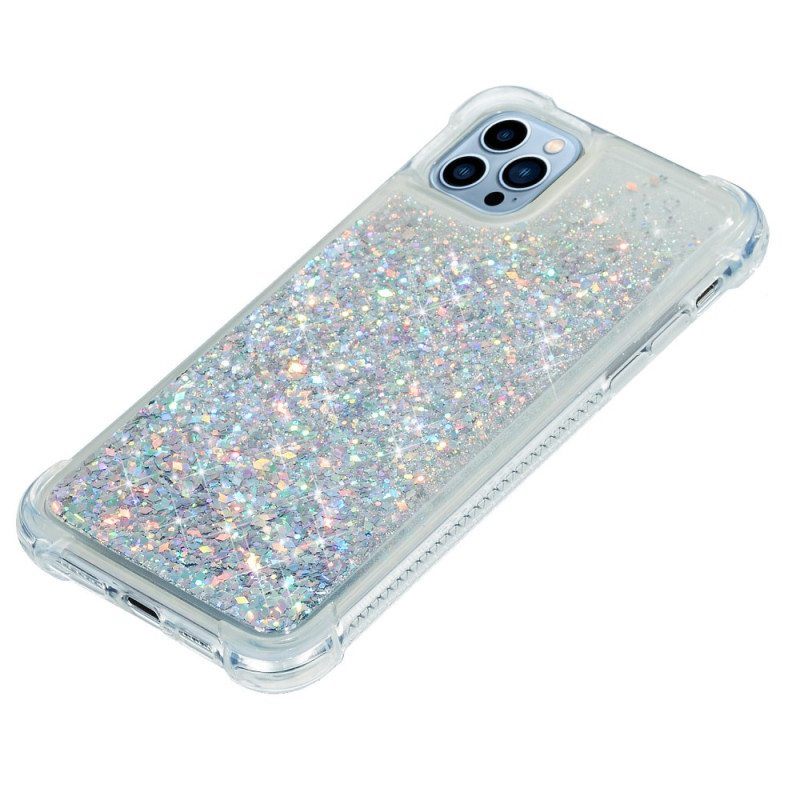 Kuori iPhone 15 Pro Glitteriä