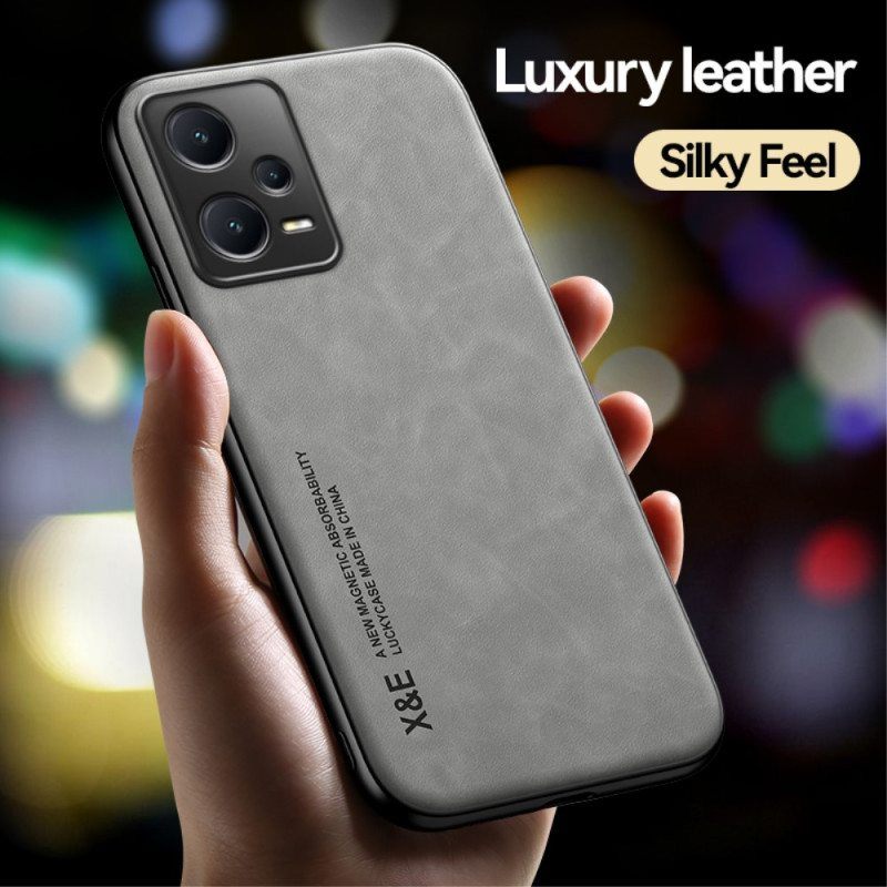 Kuori Poco X5 Pro 5G X&e Leather Effect -nahka