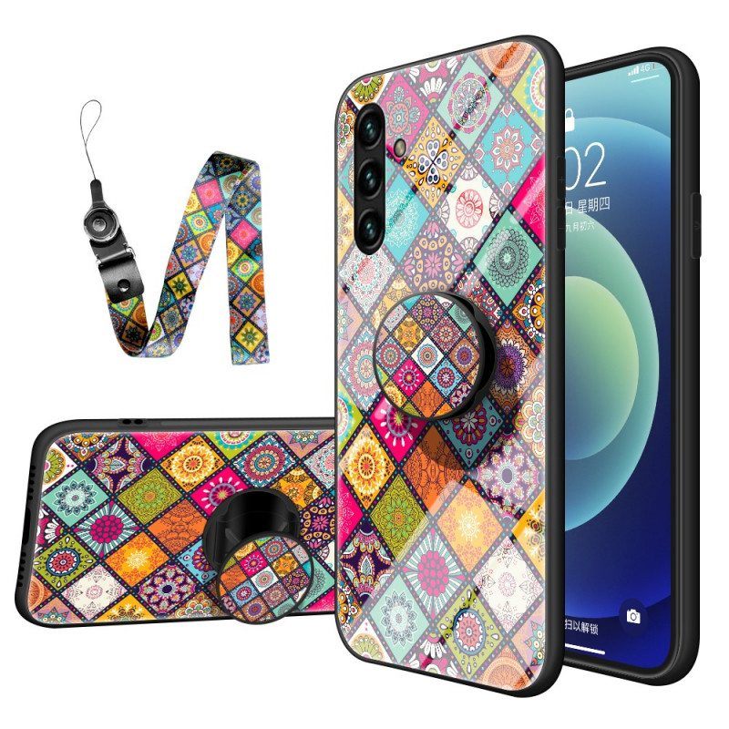 Kuori Samsung Galaxy A13 5G / A04s Patchwork Magneettipidike