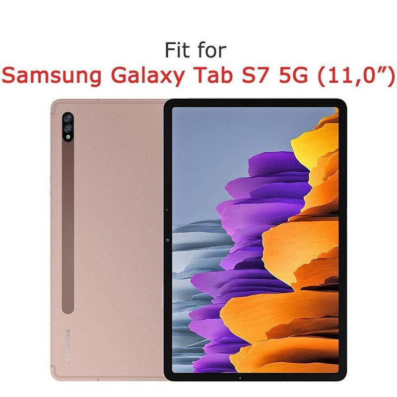 Kuori Samsung Galaxy Tab S8 / Tab S7 Läpinäkyvä Himmeä