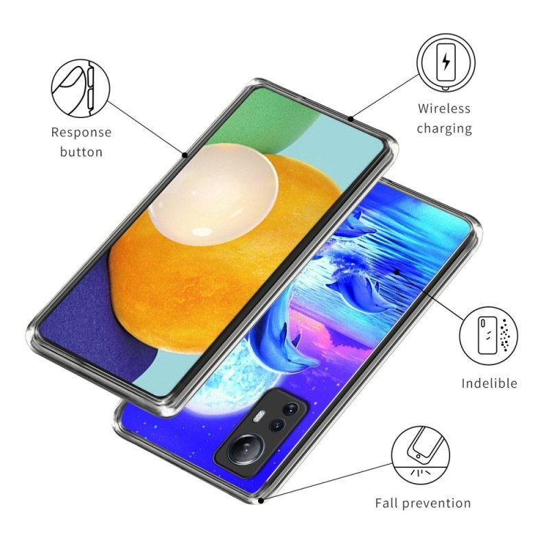 Kuori Xiaomi 12 Lite Anti-keltainen Delfiini