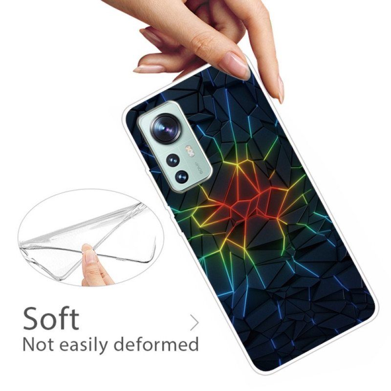 Kuori Xiaomi 12 Pro Silikoni Laserit