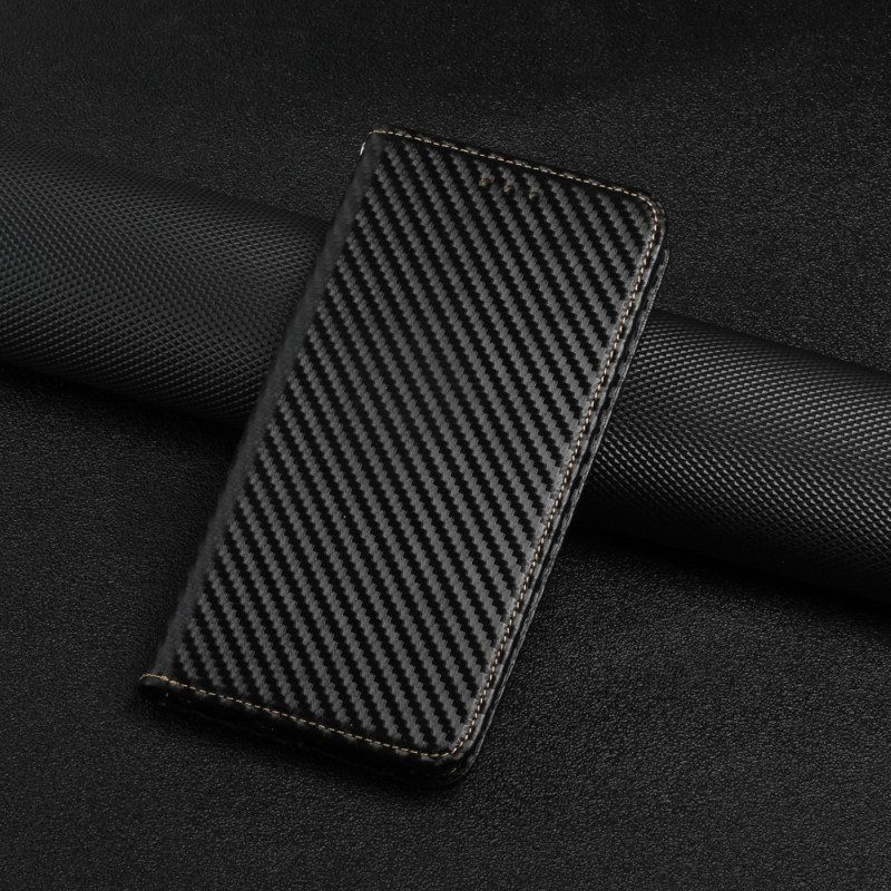 Puhelinkuoret Samsung Galaxy A54 5G Suojaketju Kuori Kotelot Flip Strappy Carbon Fiber Style