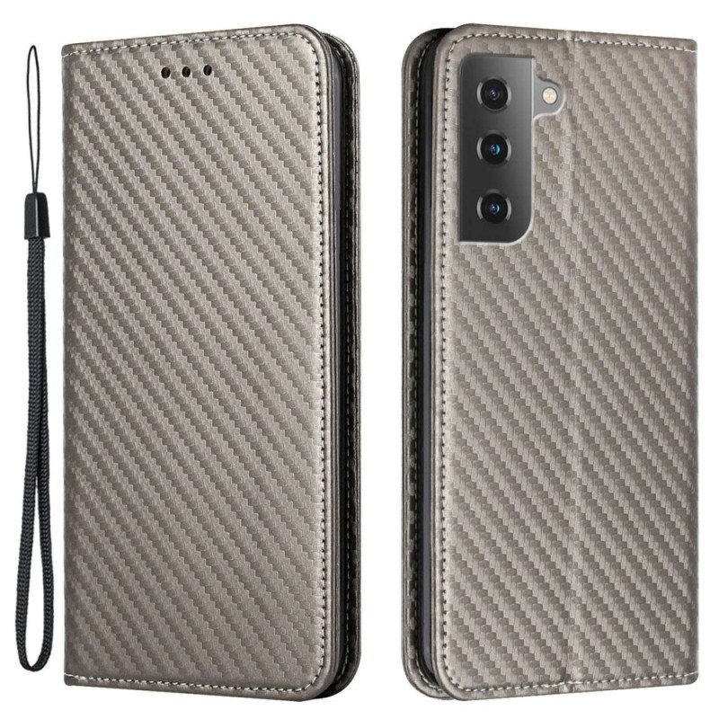 Puhelinkuoret Samsung Galaxy S23 5G Suojaketju Kuori Kotelot Flip Strappy Carbon Fiber Style