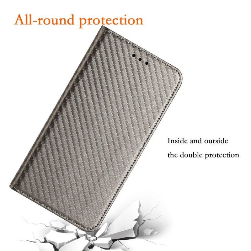 Puhelinkuoret Samsung Galaxy S23 5G Suojaketju Kuori Kotelot Flip Strappy Carbon Fiber Style