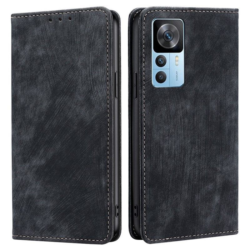 Puhelinkuoret Xiaomi 12T / 12T Pro Kotelot Flip Vintage Nahkatyyli