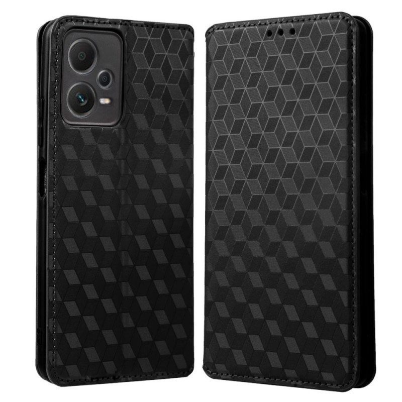 Puhelinkuoret Xiaomi Redmi Note 12 Pro Kotelot Flip 3d Kuvio